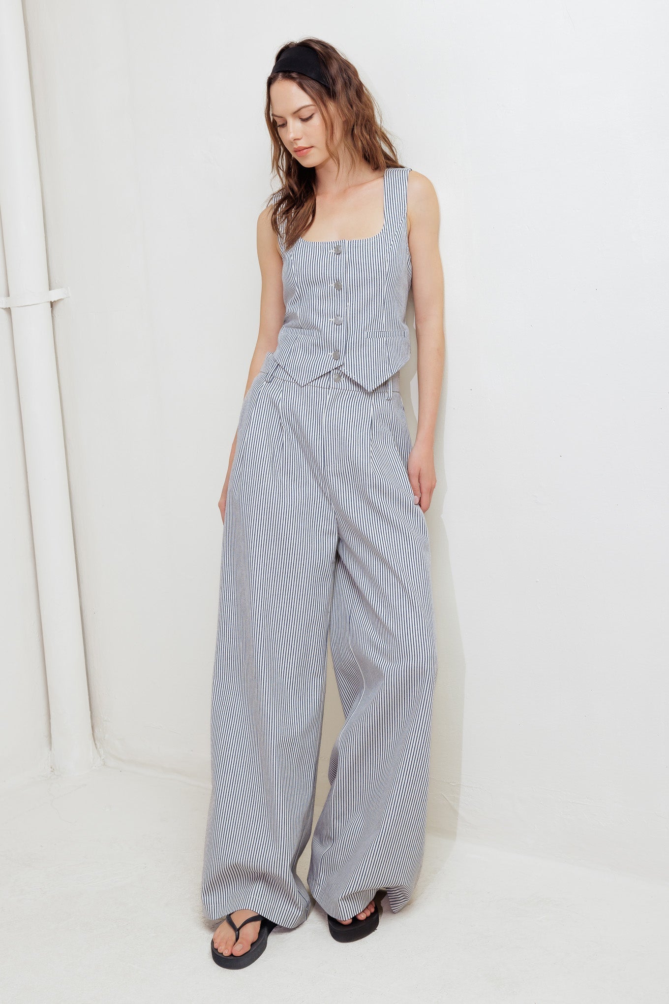 COASTAL CHIC WOVEN VEST Flying Tomato